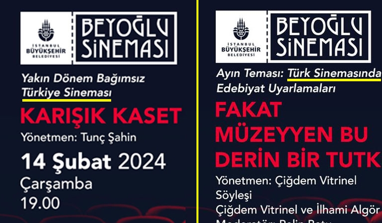 İBB ‘Türkiye sineması’ paylaşımını düzeltti
