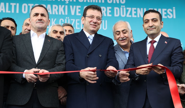 Ekrem İmamoğlu AKP’li başkanla kurdele kesti: Bu fotoğraf önemli