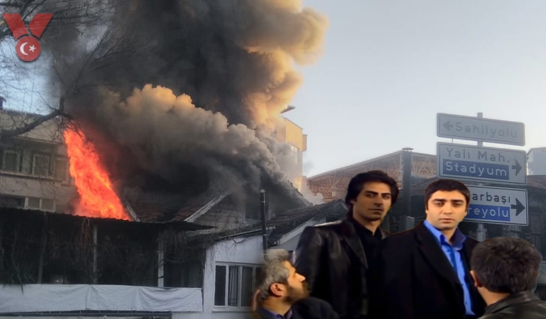 Kurtlar Vadisi’nin çekildiği tarihi kıraathanede yangın