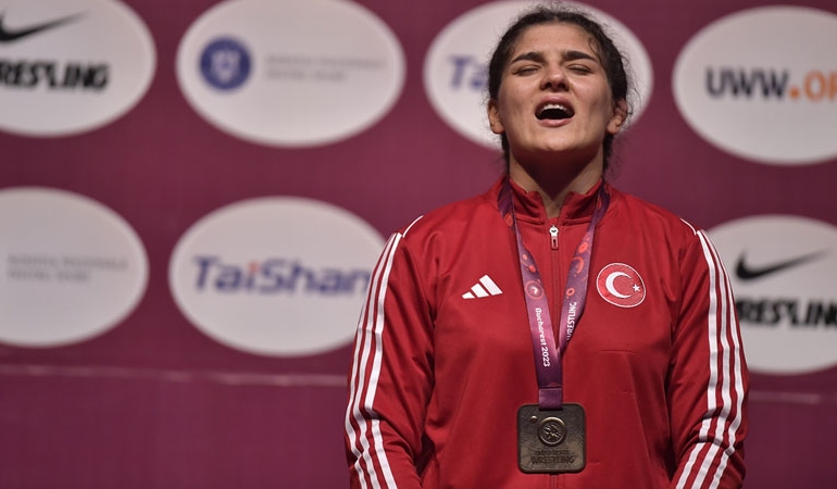 Milli güreşçi Nesrin Baş, Avrupa şampiyonu!
