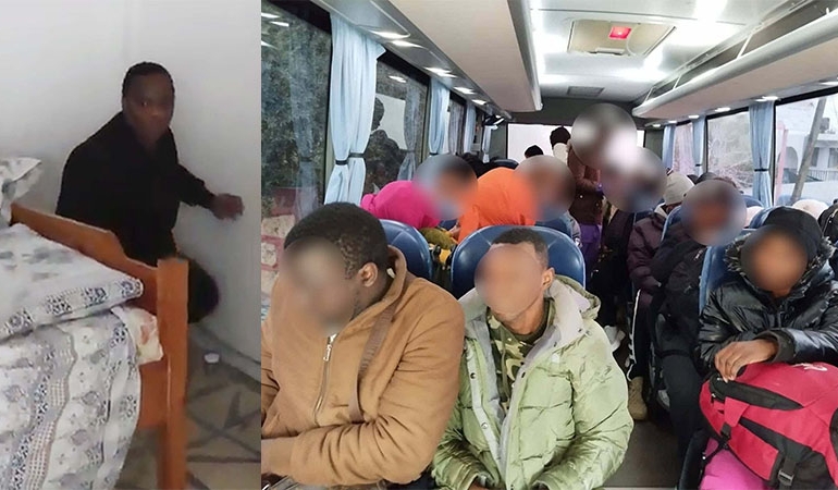 Denizli’de bir pansiyonda 43 kaçak göçmen yakalandı