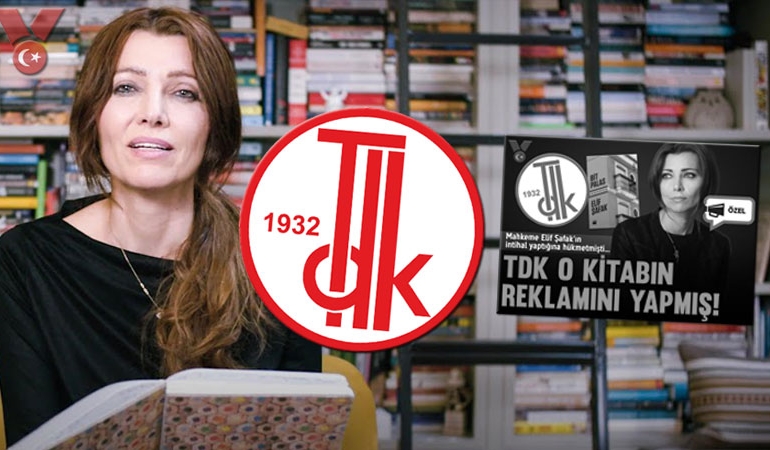 Veryansın Tv’den bir zafer daha: TDK, Elif Şafak reklamlarını kaldırdı!