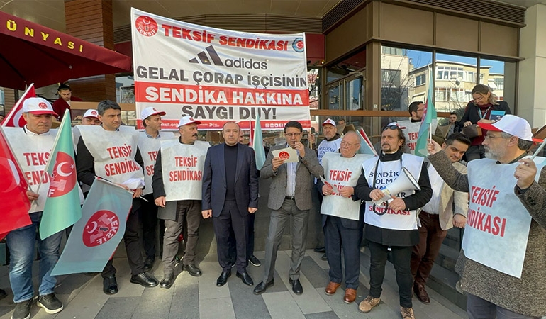 Sendikadan Adidas’a uyarı: Baskı ve tehditleri bırakın!