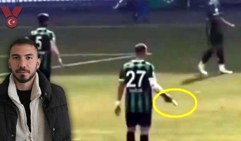 Sahada ilginç görüntüler… Elinde telefonla maç yapan futbolcu konuştu