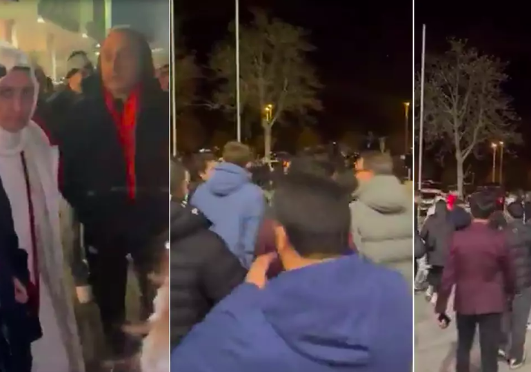 TFF Başkanı Mehmet Büyükekşi’ye Avusturya’da protesto: ‘Defol git, ülkeyi sattınız’