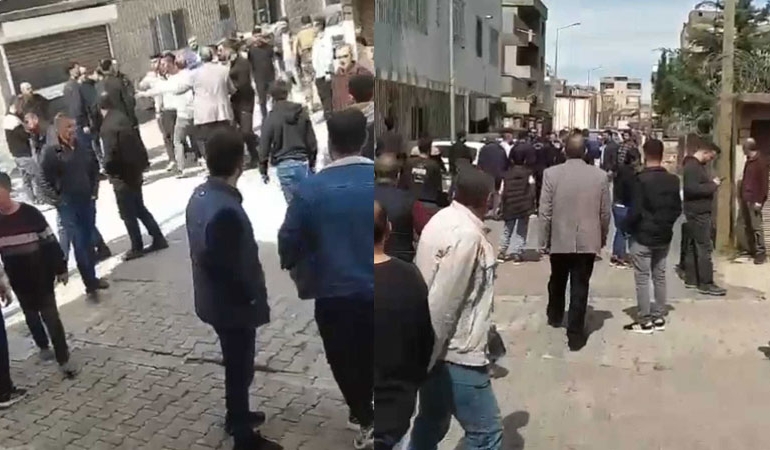 Oy kullanılan okulun önünde dur ihtarına uymayan araçtan pompalı ve tabanca çıktı