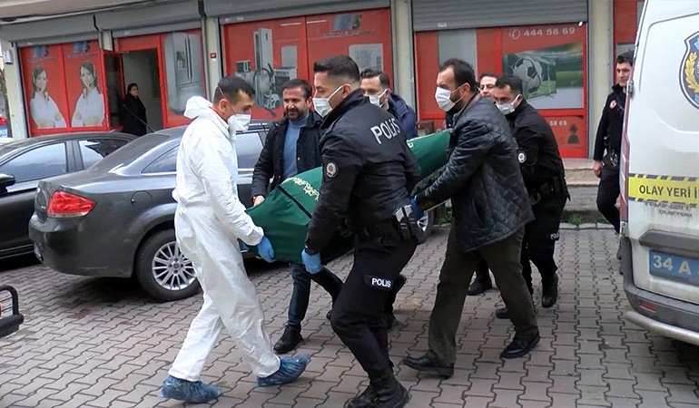 Yanan iş yerinde elleri arkadan bağlanmış ceset bulundu
