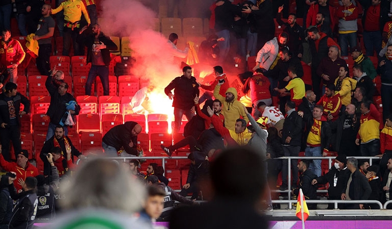 Olaylı Göztepe Altay derbisi davasında istenen cezalar belli oldu