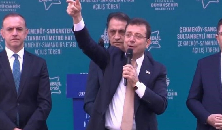 İstanbul Valiliği’nden İmamoğlu’na Kuran gösteren kişiyle ilgili açıklama
