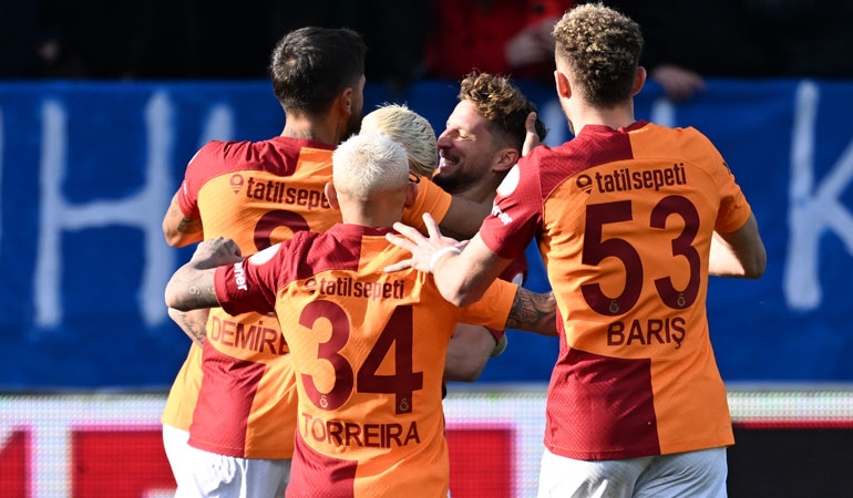 Galatasaray milli araya lider girdi: 7 gol birden