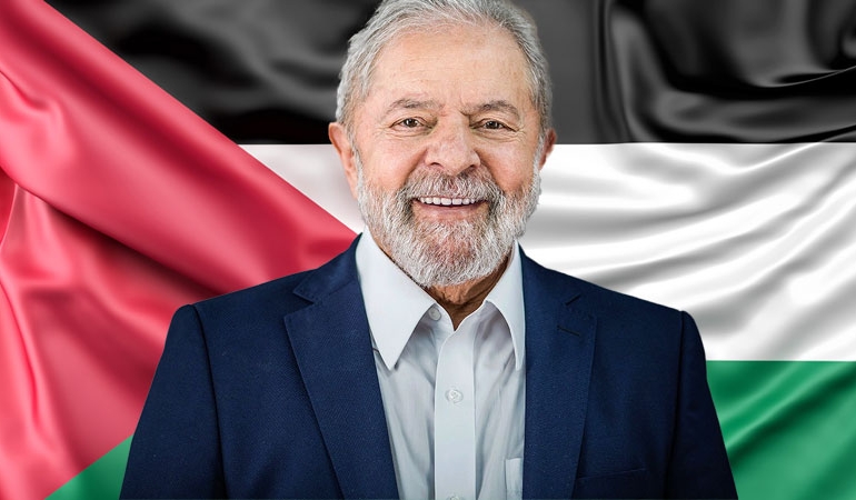 Brezilya lideri Lula, Filistin bayrağı açtı