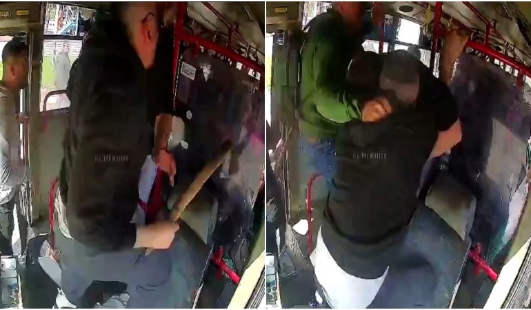 Halk otobüsünde sopalı ‘fazla yolcu’ kavgası