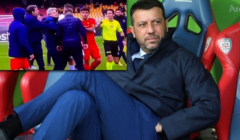Serie A’da skandal: Futbolcuya kafa atan teknik direktör kovuldu