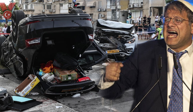 İsrailli aşırı sağcı Bakan Ben-Gvir trafik kazası geçirdi