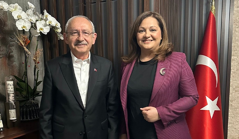 Burcu Köksal’dan ilk ziyaret Kılıçdaroğlu’na