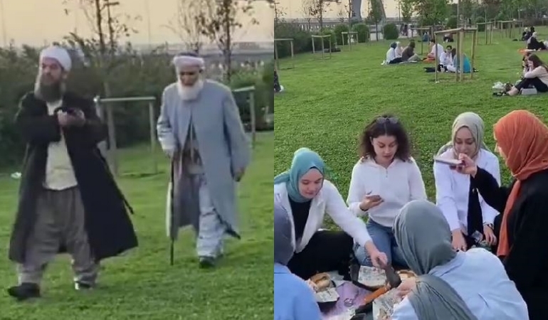 ‘İsmailağa’dan geldik’ deyip kadınları çarşafa çağırdılar!