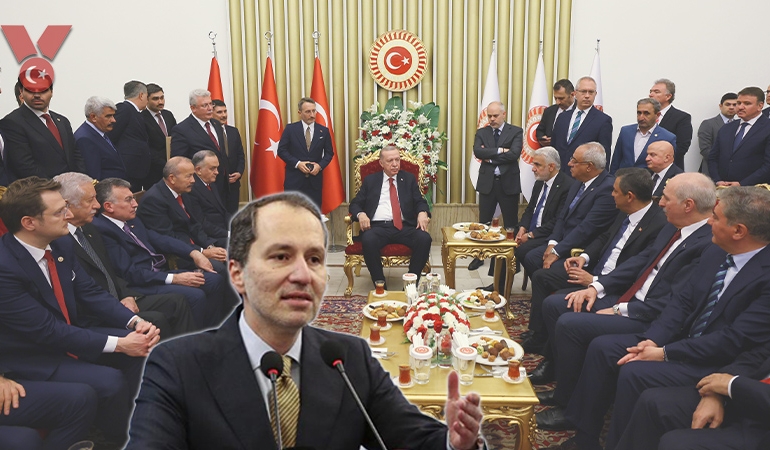 Erdoğan, Fatih Erbakan’ı davet etmedi: YRP’li isimden Meclis’teki çay buluşmasına fotoğraflı gönderme