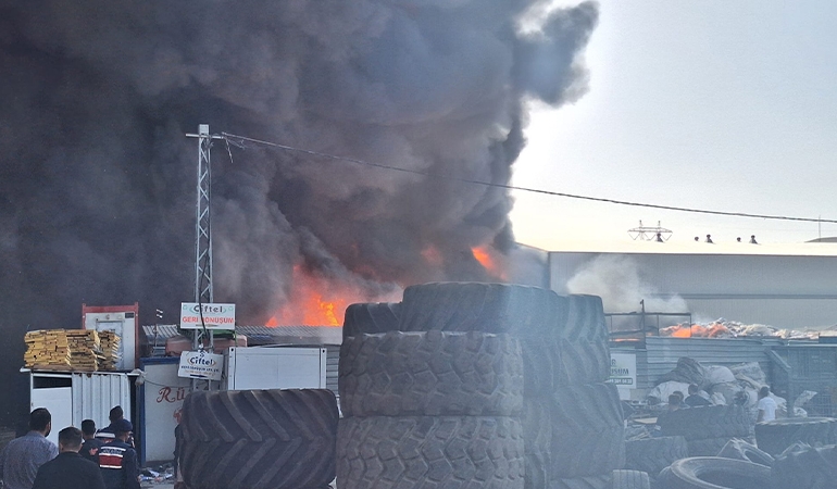 Ankara’da Hurdacılar Sitesi’nde yangın