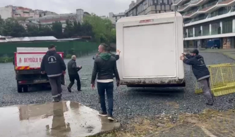 Beyoğlu’nda kaçak otopark işgali sona erdi