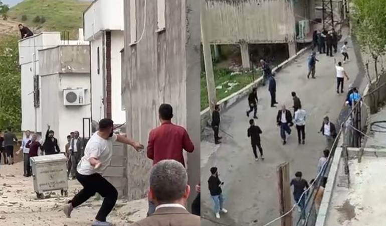 AKP ve YRP’liler arasında taş ve sopalı seçim kavgası