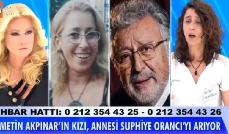 Metin Akpınar’ın kızı Müge Anlı’ya çıktı