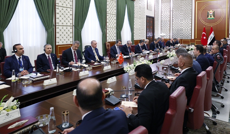 Türkiye ile Irak arasında Kalkınma Yolu Anlaşması imzalandı