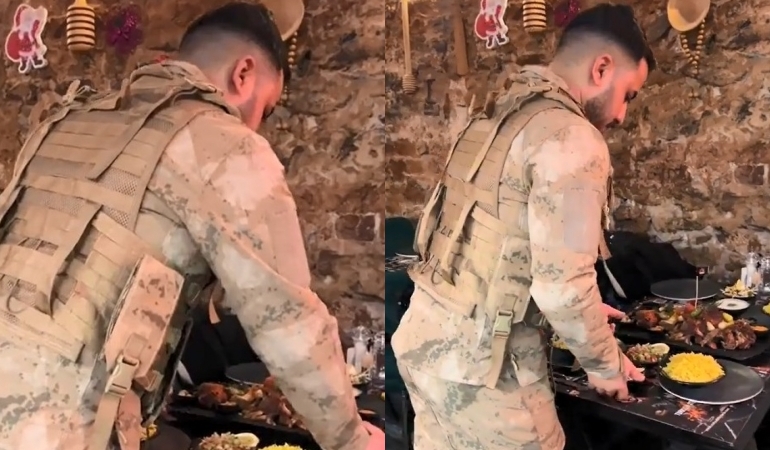 Askeri üniforma ile servis yapanlara gözaltı