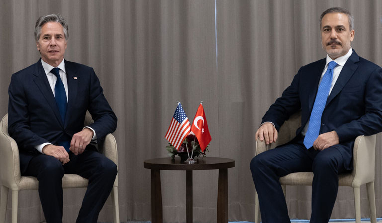 Bakan Fidan, ABD’li mevkidaşı Blinken ile görüştü