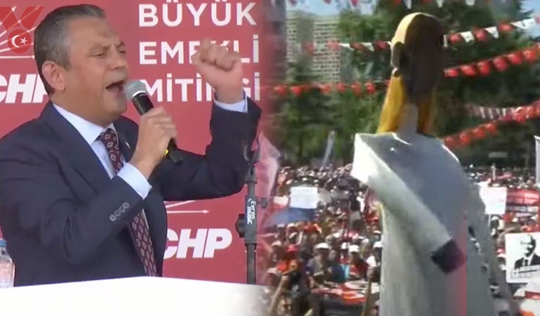 CHP’den Büyük Emekli Mitingi… Özgür Özel’den Mehmet Şimşek’e ‘Gulyabani’ benzetmesi