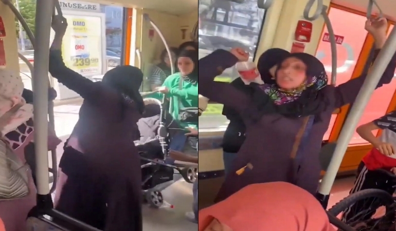 Tramvayı birbirine katan Suriyeli kadın serbest kaldı