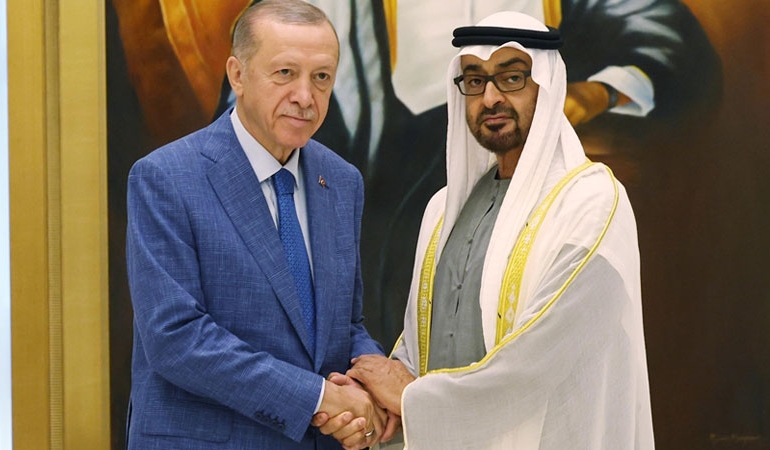 Erdoğan, BAE Devlet Başkanı ile görüştü