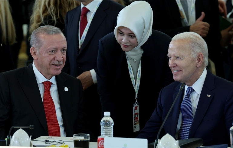 Erdoğan, Biden’la görüştü