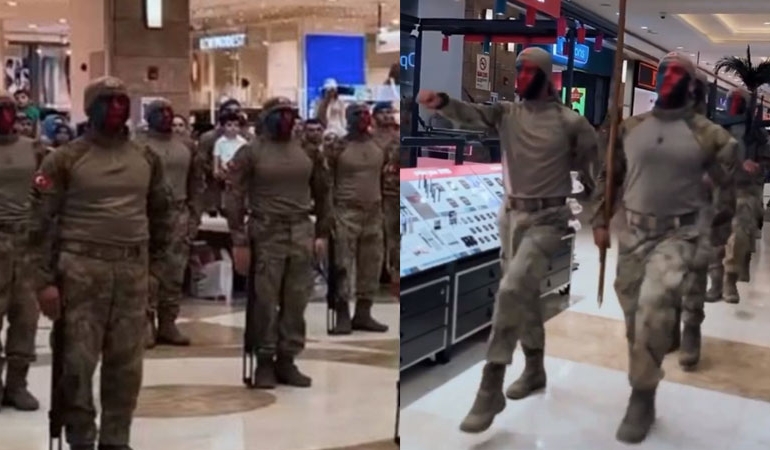 Jandarma Teşkilatı’nın kuruluş yılı AVM’de kutlandı… Görüntülere tepki yağdı!