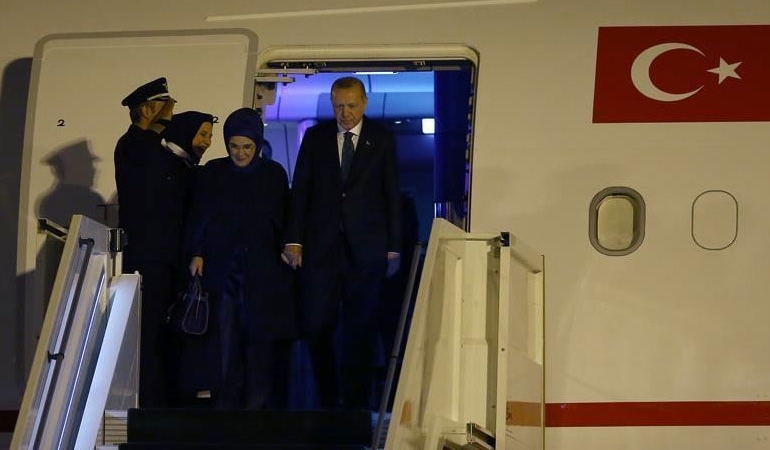 G7’ye katılan Erdoğan yurda döndü