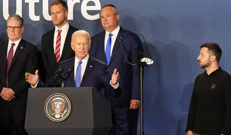 Joe Biden’dan yeni gaf: Zelenskiy’i ‘Putin’ diyerek sahneye çağırdı