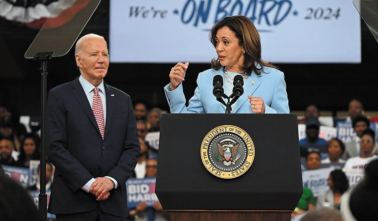 Biden’ın adaylığını önerdiği Harris’ten ‘bağış rekoru’