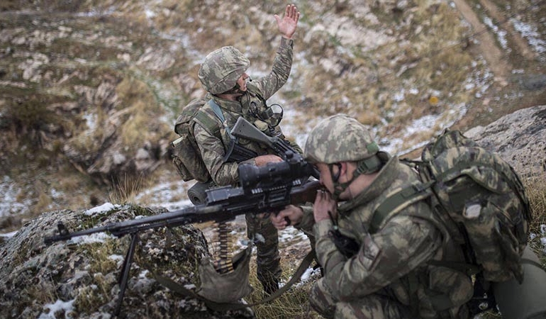 Irak’ın kuzeyinde 2 PKK’lı terörist etkisiz hale getirildi