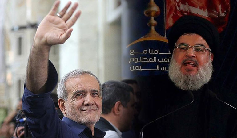İran’ın yeni Cumhurbaşkanı Pezeşkiyan’dan Hizbullah lideri Nasrallah’a ‘İsrail’ mektubu