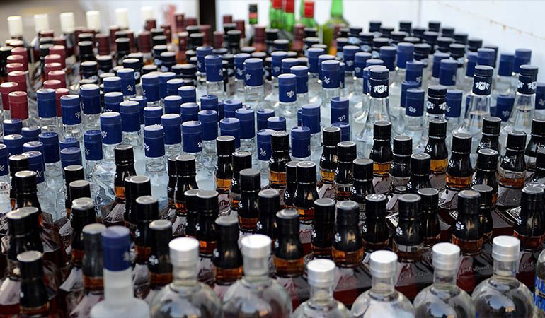 Elektronik alkol takip sistemi devrede