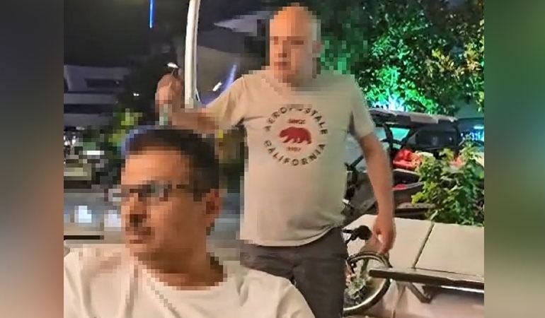Sarıyer’de bıçakla yabancı uyruklu iş insanlarını tehdit eden kişi gözaltına alındı