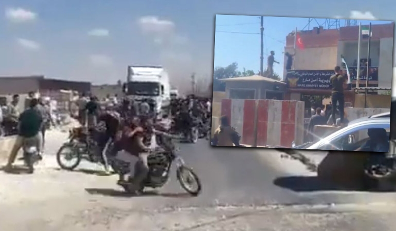 Suriye’nin kuzeyinde TSK’ya ateş açıldı, Türk bayraklarına saldırı düzenlendi