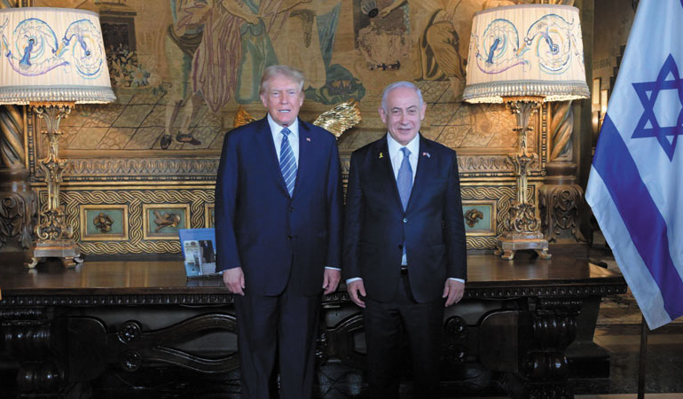 Trump, Netanyahu’yu evinde ağırladı: ‘Biden İsrail için hiçbir şey yapmadı’