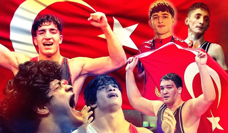 Genç güreşçiler, Sırbistan’da Avrupa şampiyonu!