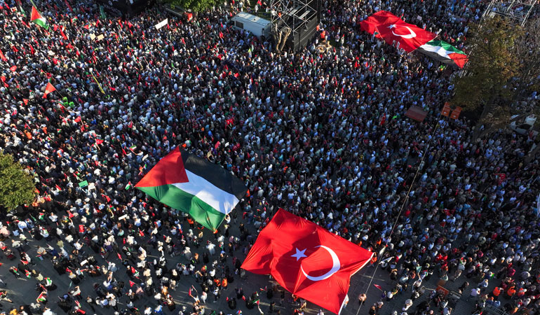 Haniye için Ayasofya’da toplandılar: ‘Hamas’a selam direnişe devam’
