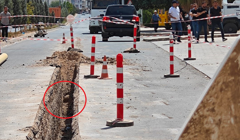 Mardin’de doğal gaz hattında bomba bulundu