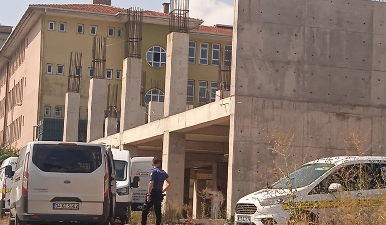 Ümraniye’de okul inşaatında ceset bulundu