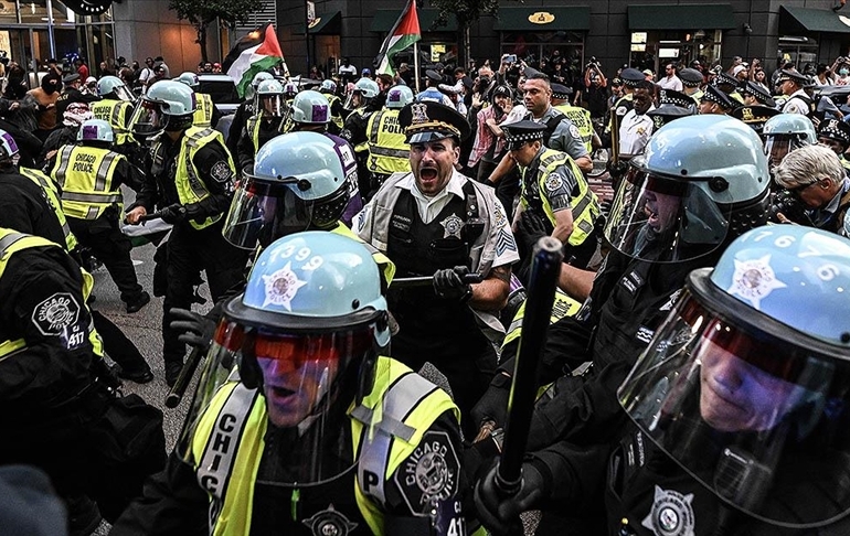 ABD karıştı: Protestoya sert müdahale