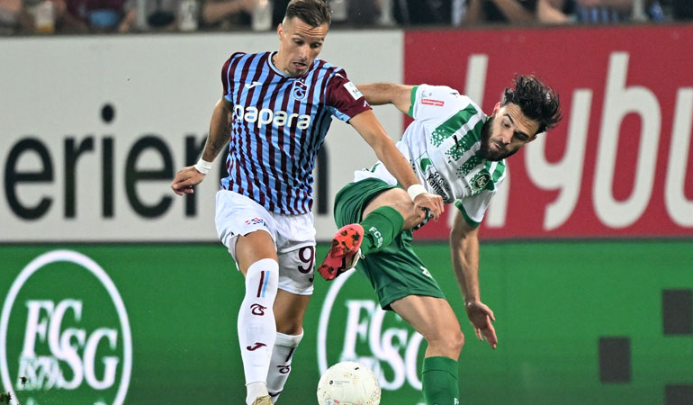 Trabzonspor İsviçre’den beraberlikle ayrıldı