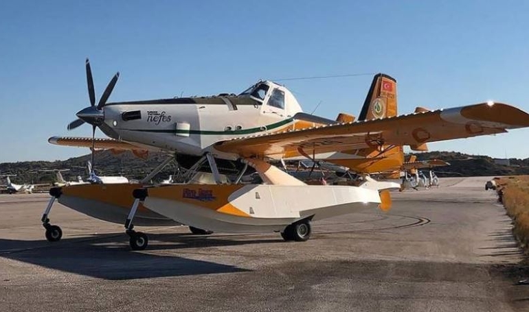 Türkiye’den Yunanistan’a uçak ve helikopter yardımı