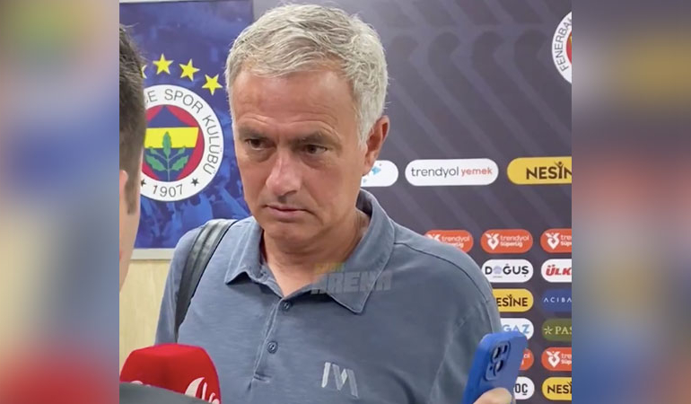 Mourinho, Beyaz Tv muhabirinin sorusuna şaştı kaldı: Şaka mı yapıyorsun, yoksa ciddi misin? 
